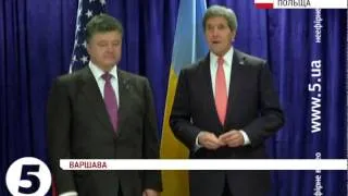 Порошенко зустрівся з держсекретарем США Керрі