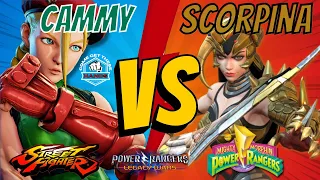 Power Rangers Legacy Wars Street Fighter Cammy Vs Scorpina Gameplay