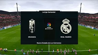 Granada vs Real Madrid | Nuevo Estadio de Los Cármenes | 2021-22 La Liga | PES 2021