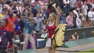 Peer (ISR) v Sharapova (RUS) Women's Tennis 1st Round Replay - London 2012 Olympics