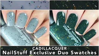 Cadillacquer NailStuff Exclusive Duo || Live Swatches || caramellogram