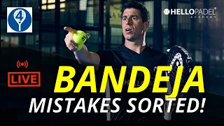 BANDEJA shot - Mistakes sorted at HELLO PADEL ACADEMY with @the4Set