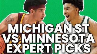 Michigan State vs Minnesota College Basketball Expert Pick | Daily NCAA Basketball Bets