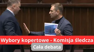 Sejm - Komisja śledcza ws. "wyborów kopertowych" | Cała debata