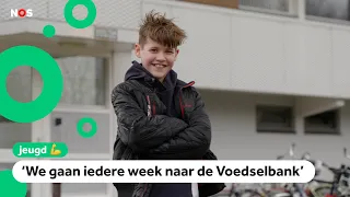 Lewis (11) laat zien hoe het is om thuis weinig geld te hebben