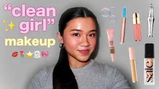 CLEAN GIRL MAKEUP | grwm using new products!