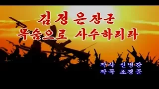 北朝鮮カラオケシリーズ 「金正恩将軍、命がけで死守しよう (김정은장군 목숨으로 사수하리라)」 日本語字幕付き