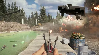 Far Cry 5  Creative Stealth Kills (Outpost Liberation) PS4pro