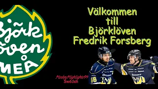 WELCOME TO BJÖRKLÖVEN | FREDRIK FORSBERG?? | HIGHLIGHTS |