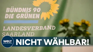 GRÜNE im SAARLAND mit Zweitstimme NICHT WÄHLBAR | EILMELDUNG