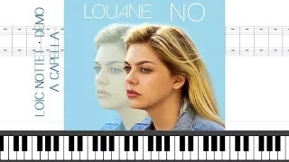 Louane - No | Sheet Music (Loïc Nottet * A Capella * Short Version)