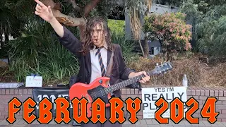 Street Performer Plays AC/DC - Sin City LIVE (February 2024 - PART 5)