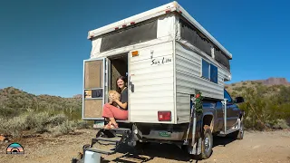 Solo Female - $13k Truck Camper - Only $300 Month "Rent"