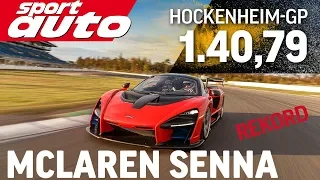 McLaren Senna | Production car lap record Hockenheim GP | sport auto | Hot Lap