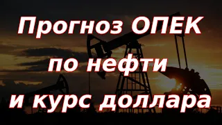 Прогноз ОПЕК по нефти и курс доллара. Мощная дивидендная история на рынке акций.