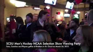 SCSU men's hockey NCAA Selection Show