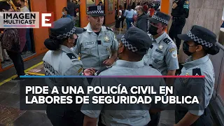 Amnistía Internacional contra labores de la Guardia Nacional en el Metro