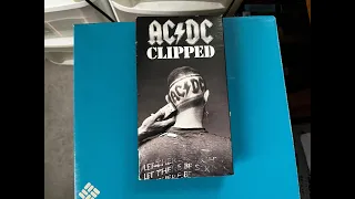 RARE VHS CLOSING #2 OF TODAY!!!! (AC/DC: Clipped 1990/1991 VHS)