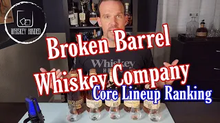 Broken Barrel Whiskey Company Core Lineup Ranked! #whiskey #bourbon #tastetest