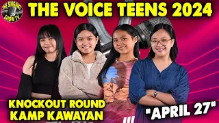 The Voice Teens Philippines 2024  Knockout Round KampKawayan April 27 | The Singing Show TV