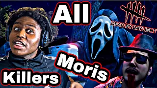 Dead By Daylight Noob Reacts To All Killer Moris(THIS IS TOO MUCH!)