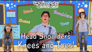 Head Shoulders Knees and Toes - Kids Movement and Music Sing Along | Preschool | Kindergarten