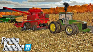 CASE IH COMBINE GETS STUCK IN THE MUD (ROLEPLAY) Farming Simulator 22