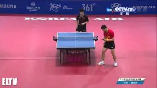 2014 Asian Games table Tennis (卓球) Final (決勝戰) - Xu Xin (许昕, CHN) vs. Fan Zhendong (樊振东, CHN)
