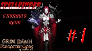 НЕКРОМАНТ идеал для старта с полного нуля Стрим #1 Grim Dawn