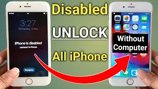 iphone is disabled connect to itunes fixed || Without Computer