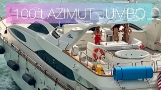 ONE SIZE LARGER | Azimut Jumbo 100 Flybridge Yacht | Biscayne Bay