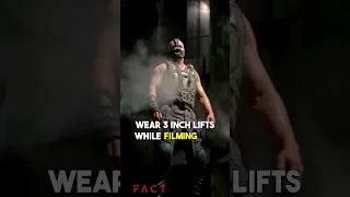 Tom Hardy Wore 3 Inch Lifts in the Dark Knight Rises 🤯