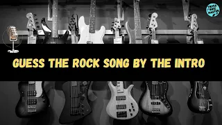 Guess the ROCK song by the INTRO 🎸🎤 | Trivia/Quiz/Challenge