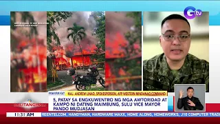 Hanggang 6,000 evacuees sa gulo sa Maimbung, Sulu, hindi pa pinapayagan ng PNP na makauwi | BT