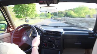 1993 BMW E30 325i Convertible Driving Clips