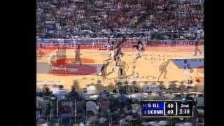Caron Butler & UConn 2002 NCAA Tourney Highlights - vs. So. Illinois & vs. Maryland