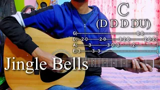 Jingle Bells | Easy Guitar Chords & Tabs Lesson+Cover, Strumming Pattern, Progressions...