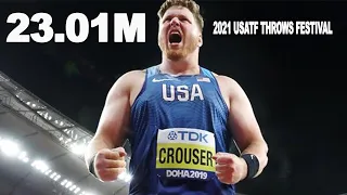 RYAN CROUSER  23.01M!! - 2021 USATF THROWS FESTIVAL MEN'S SHOT PUT