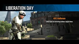 KILL 3 KNIFEMEN| LIBERATION DAY| SNIPER STRIKE| android game 2023