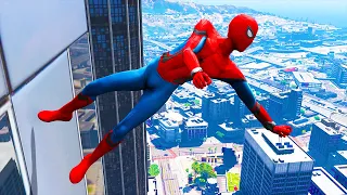 GTA 5: Falling off Highest Buildings #6 - GTA 5 Funny Moments & Fails, Gameplay