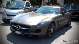 MATTE BRONZE Mercedes SLS AMG - Epic Burble and Combos!