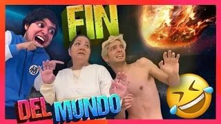 ¡HOY ES EL FIN DEL MUNDO, VIENE UN ASTEROIDE! BROMA PESADA a MI MAMÁ y HERMANO - Yolo Aventuras