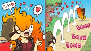 New Funny Nerd And Jock Comic Dub (Surprise Kiss And The End) #45 || Chicken