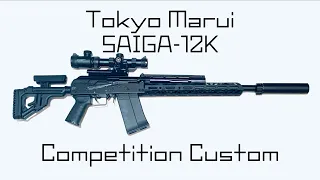Tokyo Marui GBBS SAIGA-12K (was customised for competition within an hour after purchase)