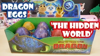 How To Train Your Dragon THE HIDDEN WORLD Surprise EGGS FULL Box Unboxing