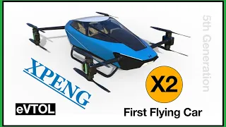 World's First Flying Car | XPeng X2 Test Flight