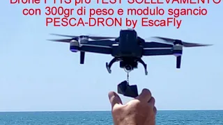 Drone SJRC F11S PESCA ECONOMICO TEST CON 300 Grammi sgancio da pesca per droni ESCAFLY