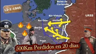 La Brutal Ofensiva Soviética del Vístula Óder que los Posicionó a 70Km de Berlín en Febrero de 1945