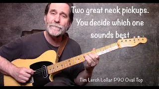 Tim Lerch - Lollar Charlie Christian/P90 Comparison - Jazz and Blues telecaster sounds