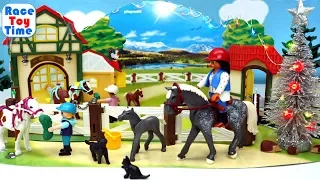 Playmobil Country Horse and Pony Surprises Advent Calendar - Fun Animals Toys For Kids